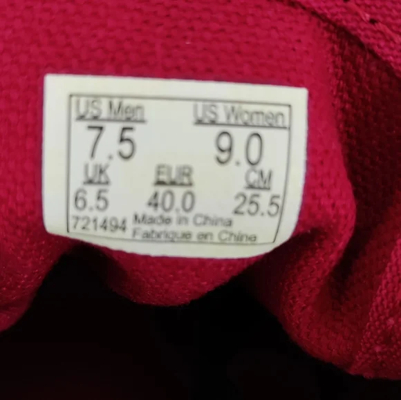 Vans Mens Era 721494 Black Casual Shoes Sneakers Size 7.5 - Picture 10 of 12